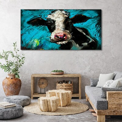 Abstract animal cow Canvas Wall art 
