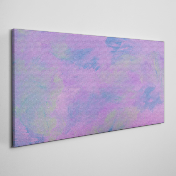 Delicate shades of purple and blue Print on canvas