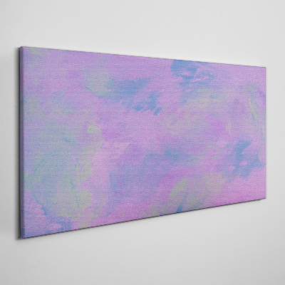 Delicate shades of purple and blue Print on canvas