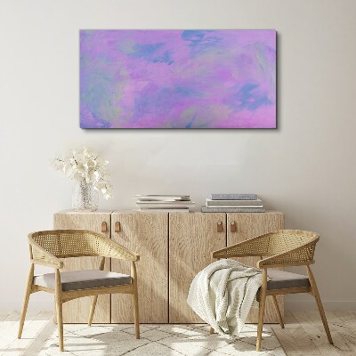Delicate shades of purple and blue Print on canvas