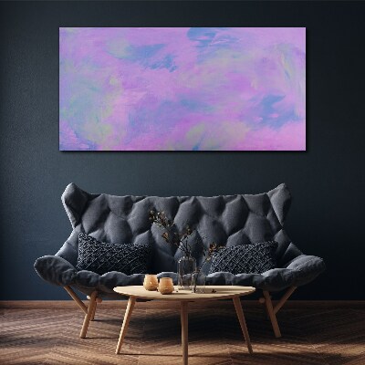 Delicate shades of purple and blue Print on canvas