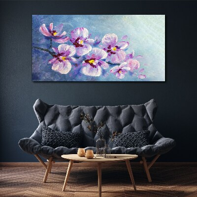 Orchids in pastel shades Print on canvas