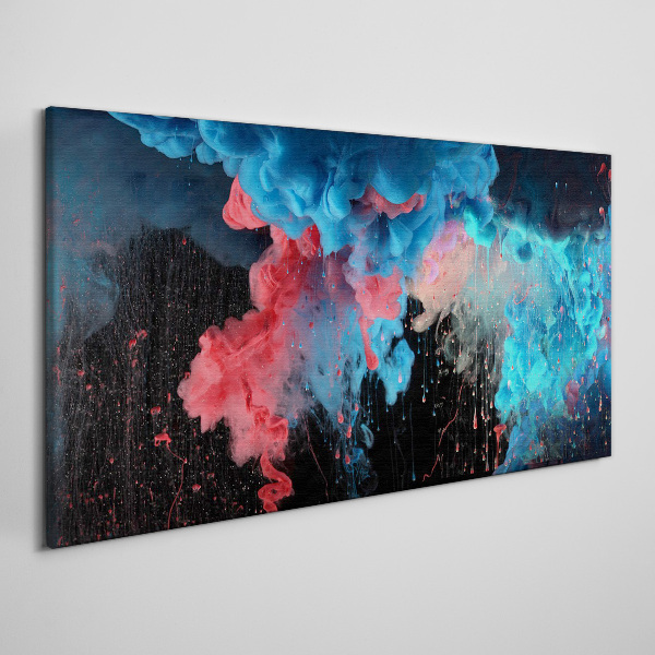 Cosmic explosion of colors Print on canvas