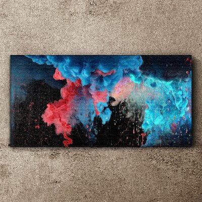 Cosmic explosion of colors Print on canvas
