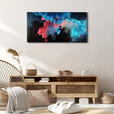 Cosmic explosion of colors Print on canvas