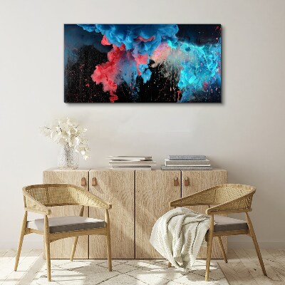 Cosmic explosion of colors Print on canvas