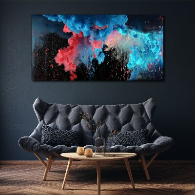 Cosmic explosion of colors Print on canvas