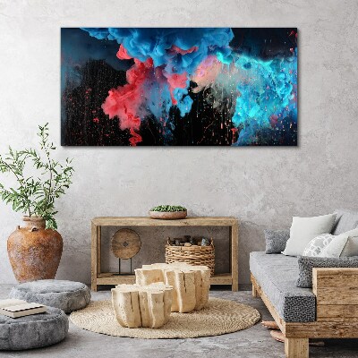 Cosmic explosion of colors Print on canvas