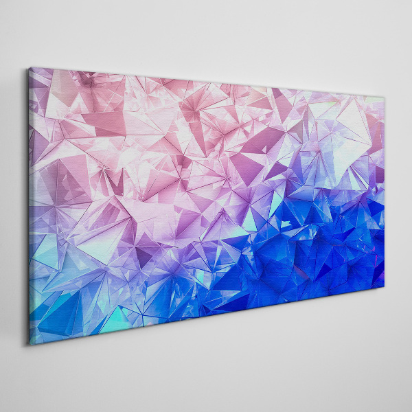 Kaleidoscopic shades of ice Print on canvas
