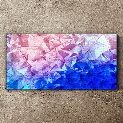 Kaleidoscopic shades of ice Print on canvas