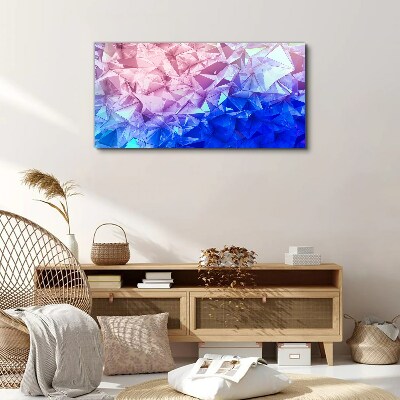Kaleidoscopic shades of ice Print on canvas