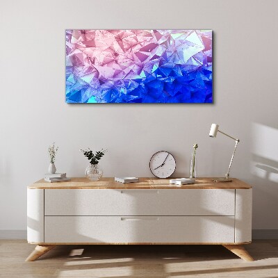 Kaleidoscopic shades of ice Print on canvas