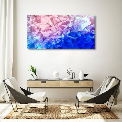 Kaleidoscopic shades of ice Print on canvas