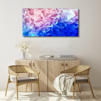Kaleidoscopic shades of ice Print on canvas