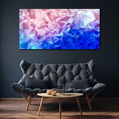 Kaleidoscopic shades of ice Print on canvas