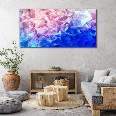 Kaleidoscopic shades of ice Print on canvas