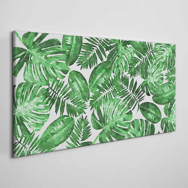Green jungle Print on canvas