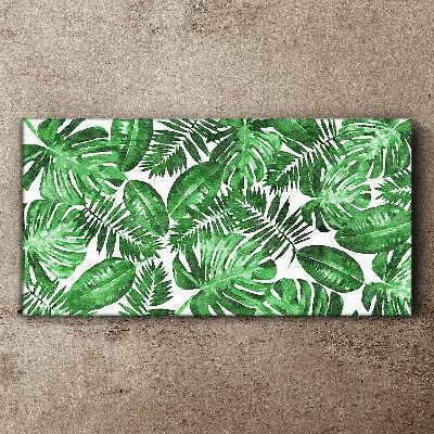 Green jungle Print on canvas