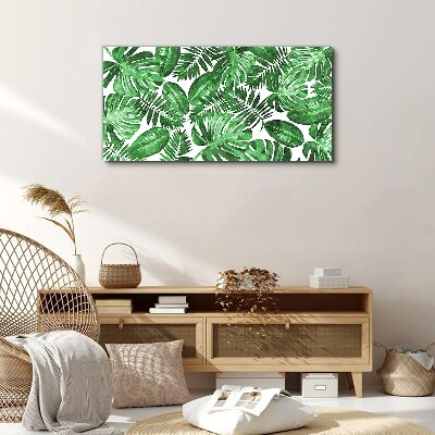 Green jungle Print on canvas