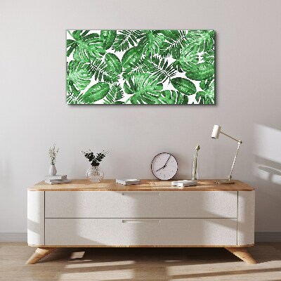 Green jungle Print on canvas