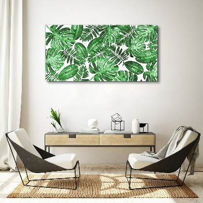 Green jungle Print on canvas