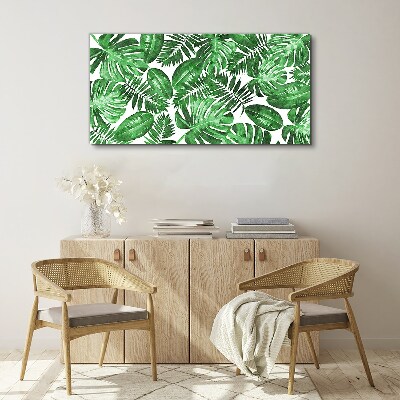 Green jungle Print on canvas