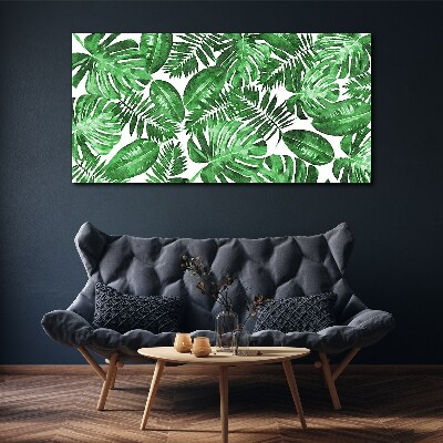 Green jungle Print on canvas