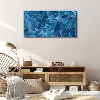 Geometric triangles Canvas Wall art