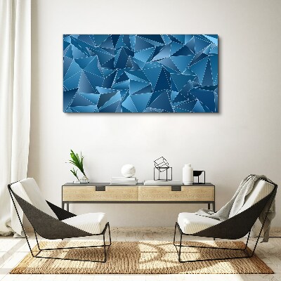 Geometric triangles Canvas Wall art