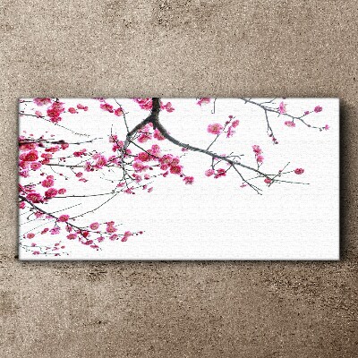 Floral harmony in pink Print on canvas