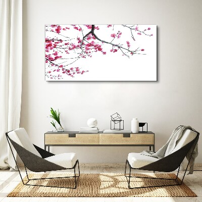 Floral harmony in pink Print on canvas