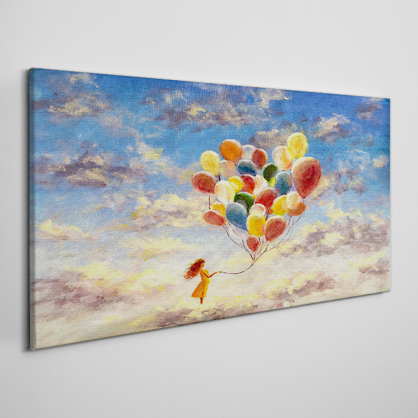 Dreams in the clouds Print on canvas