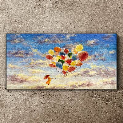 Dreams in the clouds Print on canvas