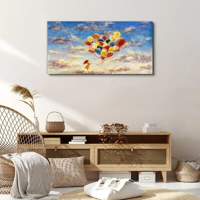 Dreams in the clouds Print on canvas