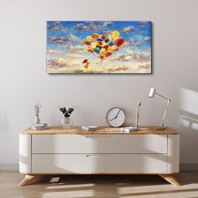 Dreams in the clouds Print on canvas