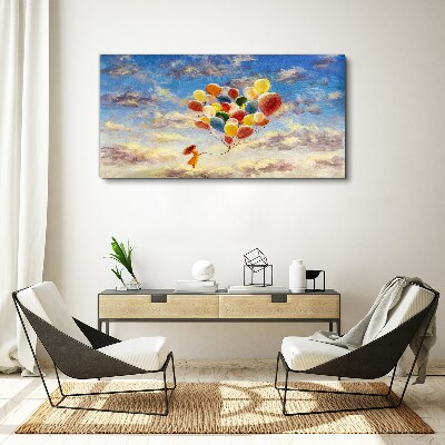 Dreams in the clouds Print on canvas