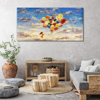 Dreams in the clouds Print on canvas