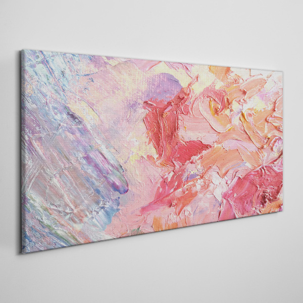 Pastel emotions in motion Canvas wall art