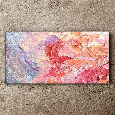 Pastel emotions in motion Canvas wall art