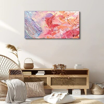 Pastel emotions in motion Canvas wall art
