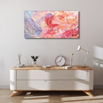 Pastel emotions in motion Canvas wall art