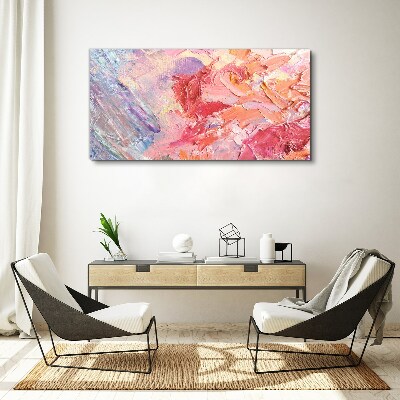 Pastel emotions in motion Canvas wall art