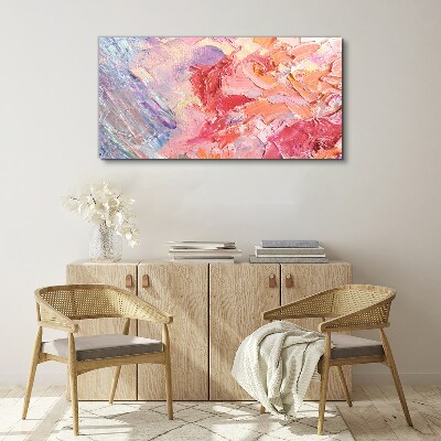 Pastel emotions in motion Canvas wall art