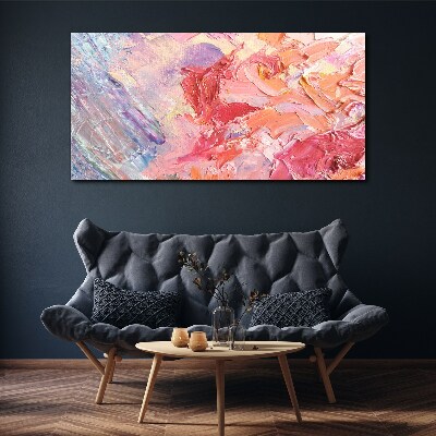 Pastel emotions in motion Canvas wall art