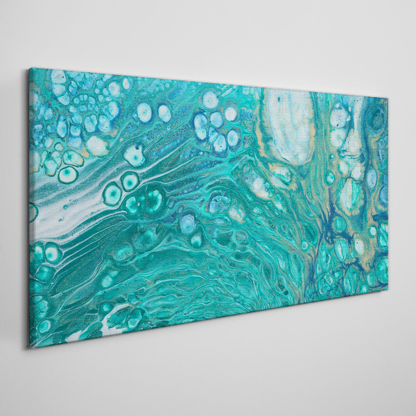 Ocean waves in glass Print on canvas