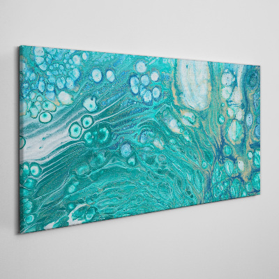 Ocean waves in glass Print on canvas