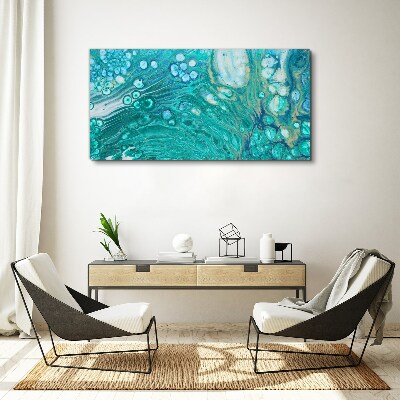 Ocean waves in glass Print on canvas