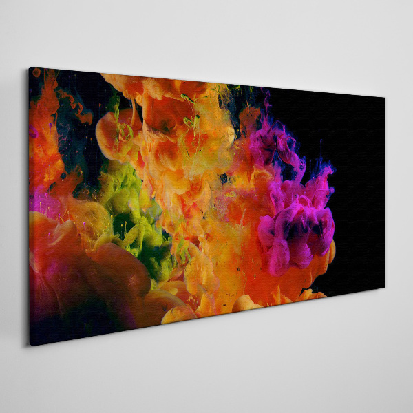 Expression of colors in motion Canvas wall art