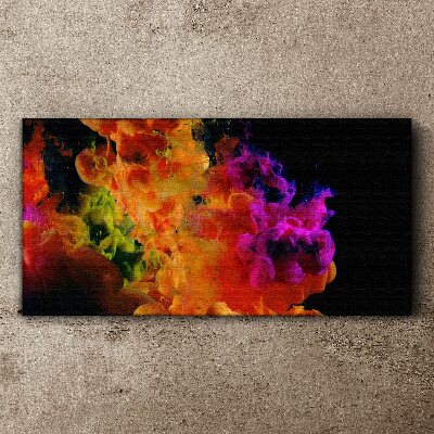 Expression of colors in motion Canvas wall art