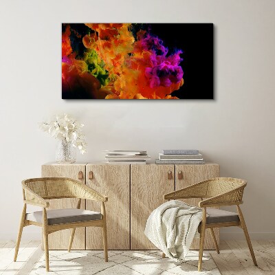 Expression of colors in motion Canvas wall art